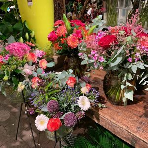 Bloemen van een Joyn handelaar